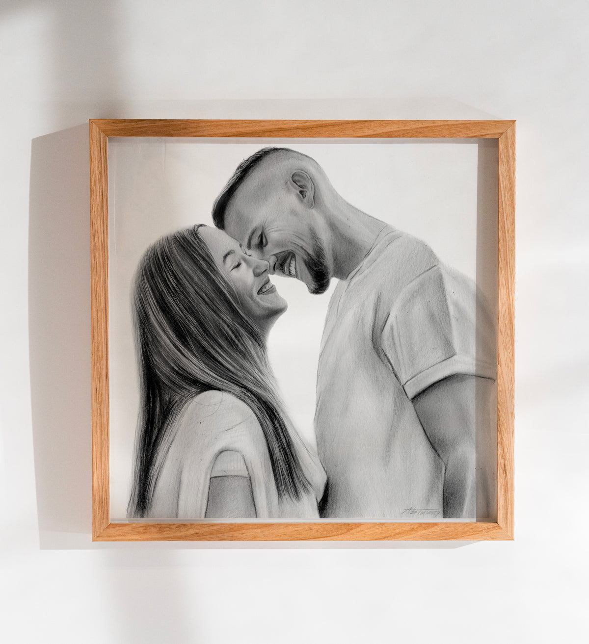 Portrait Crayon Personnalisé – Le Cadeau Qui Touche le Cœur